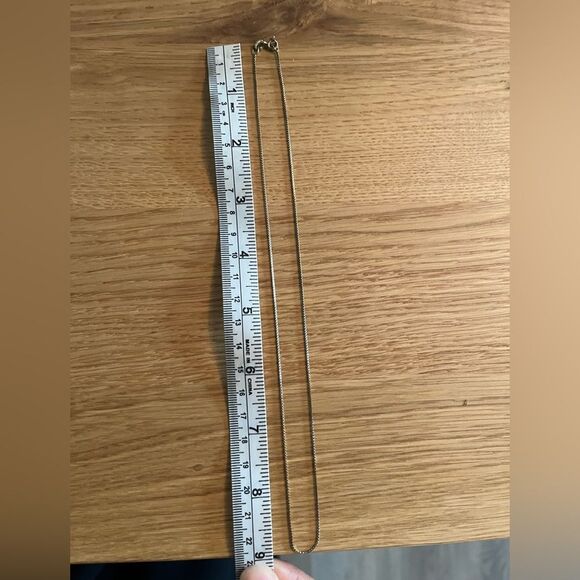 925 Italy sterling silver 18” box Chain Necklace - Picture 3 of 3